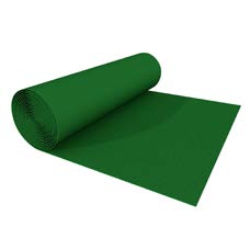 Roll carpet dark green