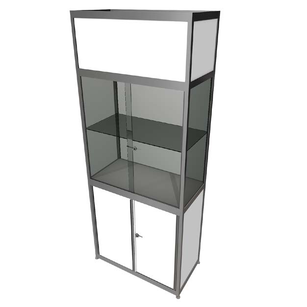 Showcase 'Standard 2' 250x103x53,5cm