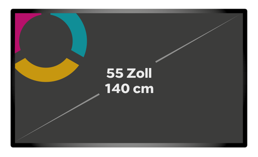 55 inch screen 4K (landscape)