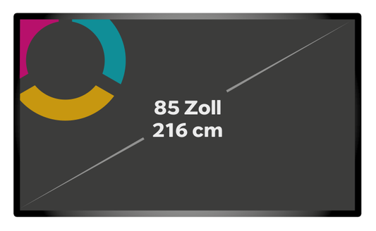 85 inch screen 4K (landscape)