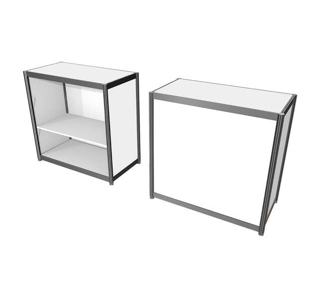 Bar desk insert plate