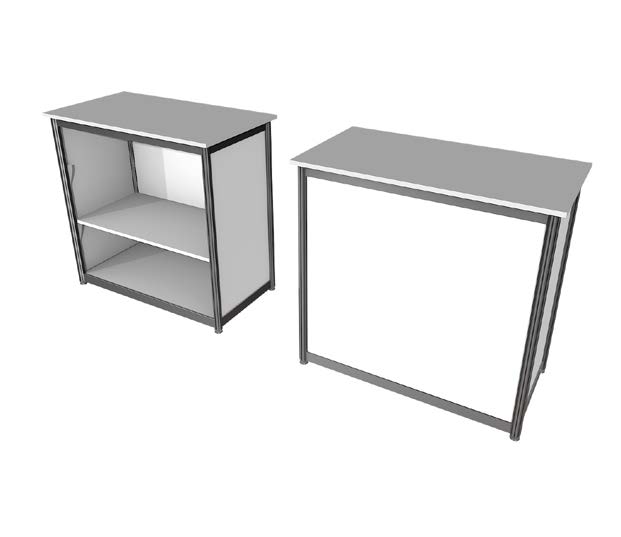 Bar desk top board overlying