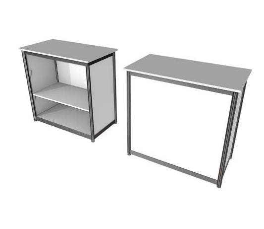 Bar desk top board overlying