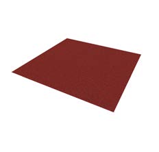 Carpet tiles red
