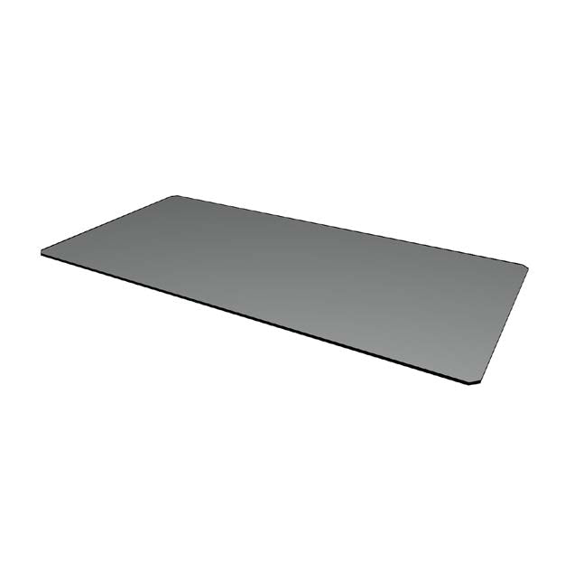 Glass shelf for showcase