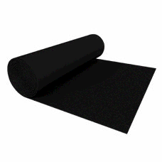 Roll carpet black