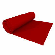 Roll carpet red