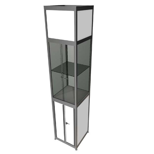 Showcase 'Standard 2' 250x53,5x53,5cm