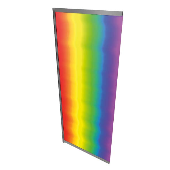 Wall coloured